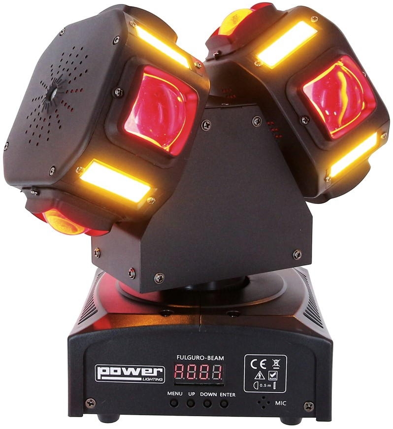 JEU DE LUMIERE 4 EN 1 POWER LIGHTING FULGURO-BEAM