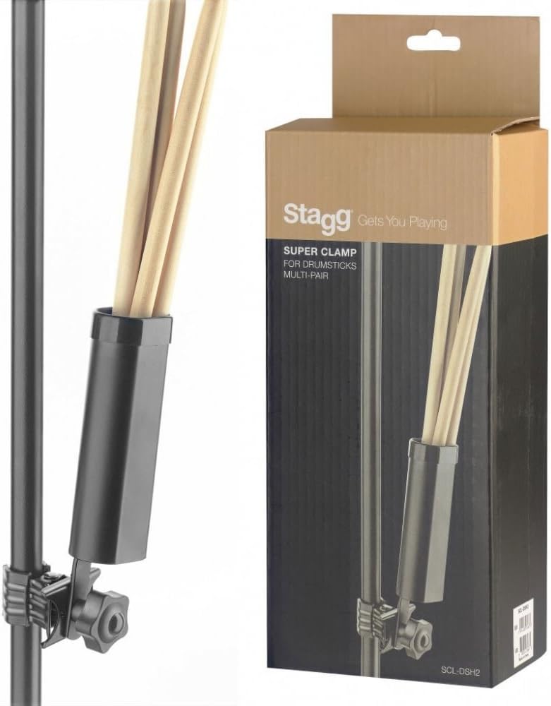 PORTE BAGUETTE BATTERIE DE 18 À 45 MM DE DIAMÈTRE STAGG SCLDSH2