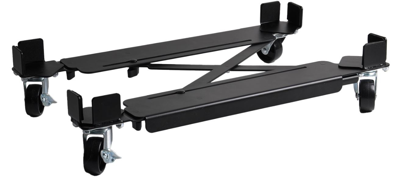 SUPPORT TROLLEY AJUSTABLE POUR AMPLI GUITARE OU ENCEINTE POWER STUDIO TROLL-AMPCABV1