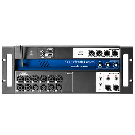 MIXAGE NUMÉRIQUE EN RACK 19\'\' AVEC 16 ENTRÉES SOUNDCRAFT UI16