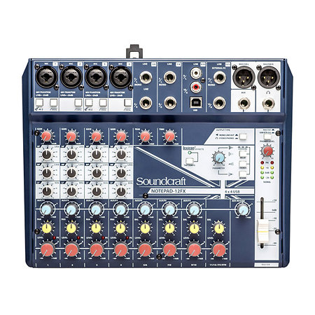 MIXAGE AVEC USB ET EFFETS LEXICON, 10 ENTRÉES, 2 SORTIES