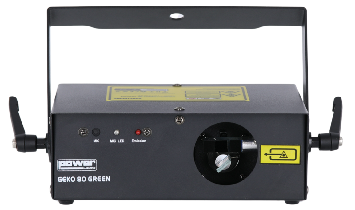 LASER VERT 80MW CLASSE 3 POWER LIGHTING GEKO80G