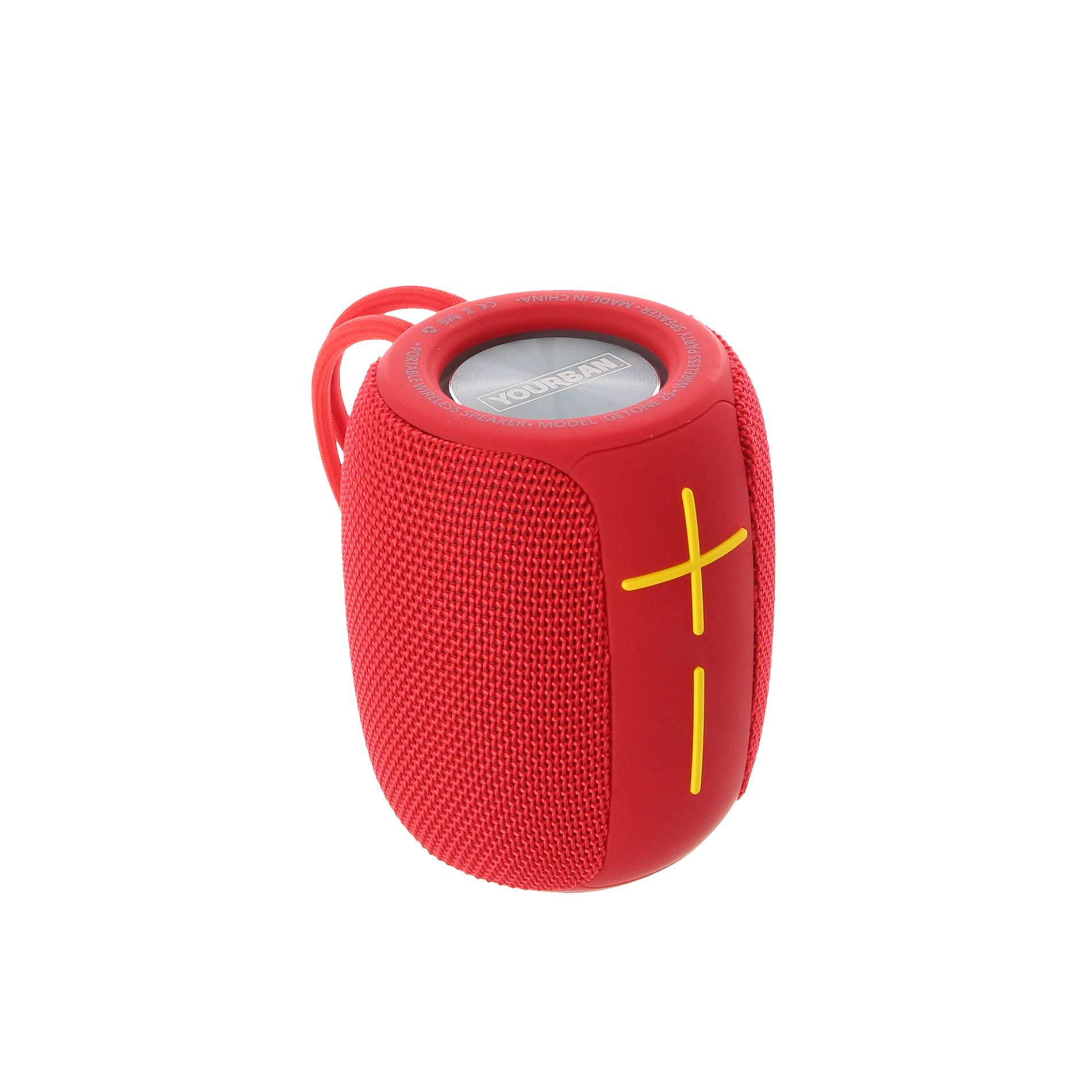 GETONE 25 ROUGE - Enceinte Nomade Bluetooth Compacte