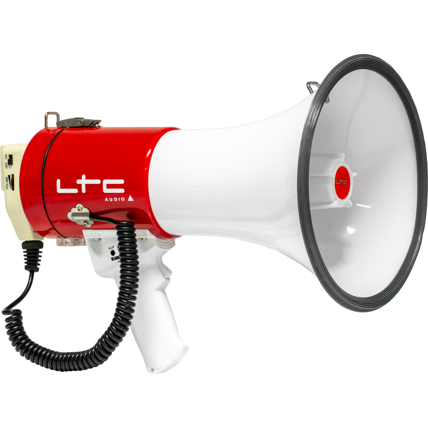 MEGAPHONE 50 WATTS  RECHARGEABLE AVEC SIRENE USB/SD/MP3/BLUETOOTH