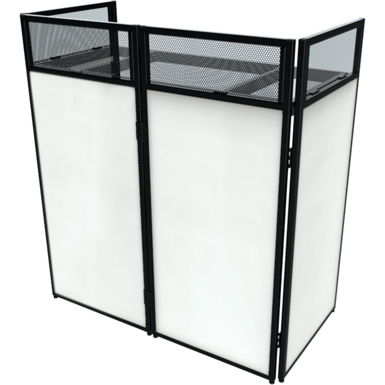 STAND DJ 110CM AVEC ÉTAGÈRE POUR POSER LES APPAREILS PLIABLE POUR TRANSPORT IBIZA 111X52X105