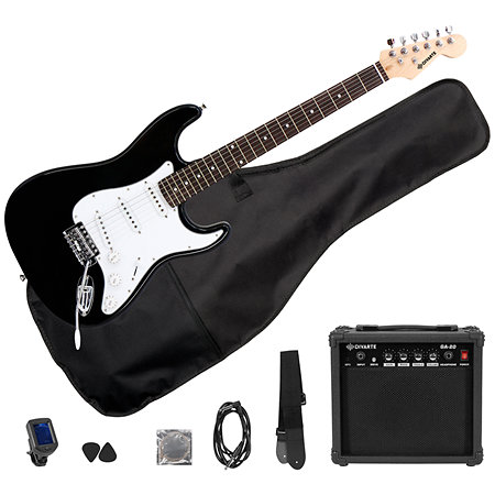 PACK GUITARE ÉLECTRIQUE DEBUTANT DIVARTE ST + AMPLIFICATEUR +ACC