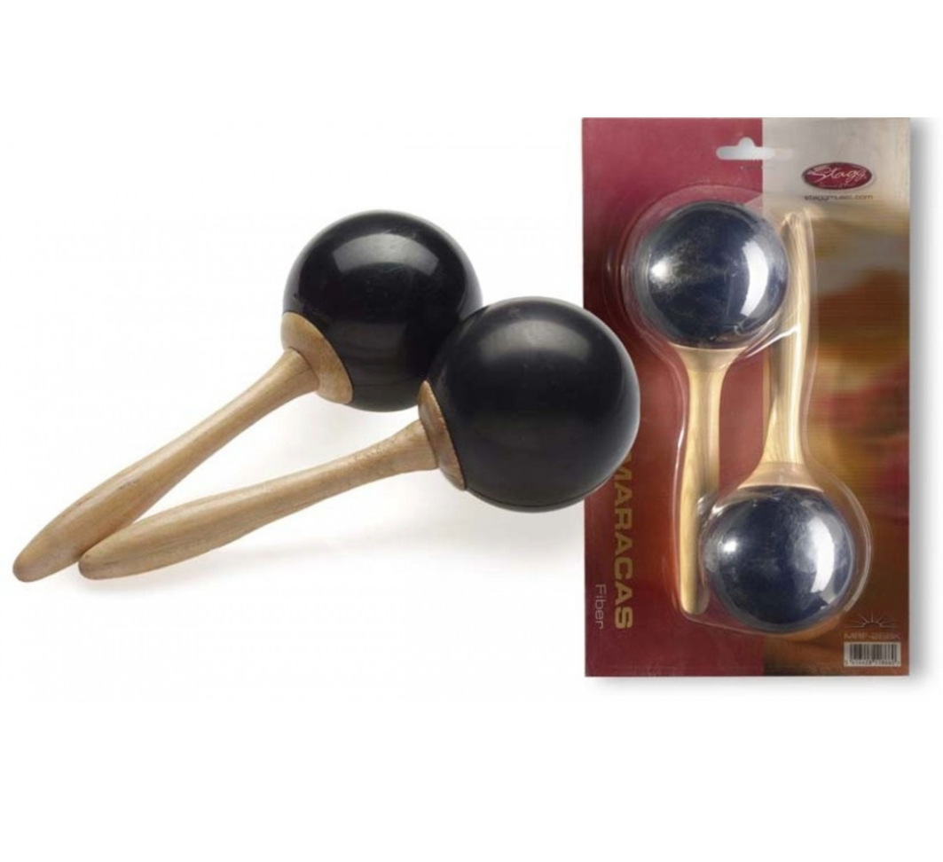 Maracas Stagg MRF-26BK noires