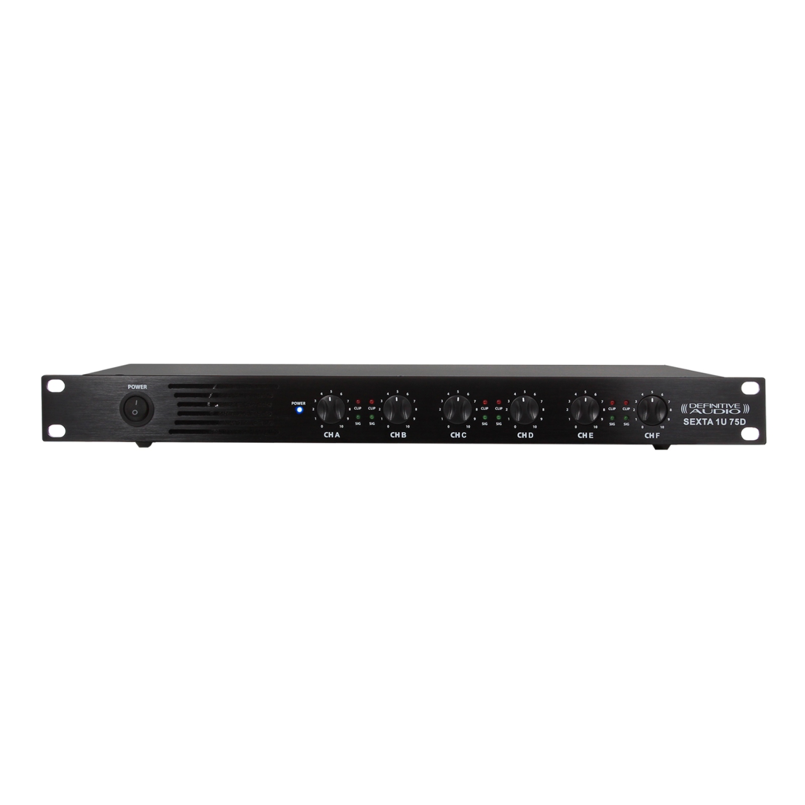 AMPLIFICATEUR PROFESSIONNELLE DEFINITIVE AUDIO SEXTA-1U-75D
