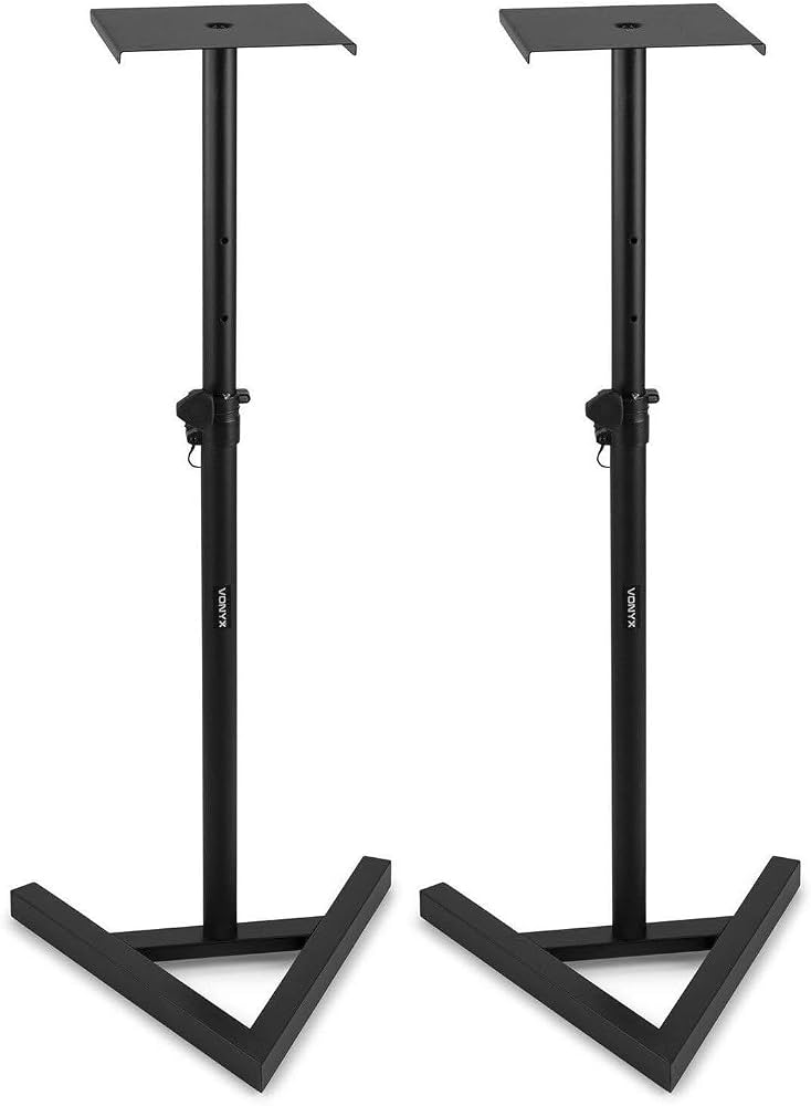 Vonyx SMS20 Set de Pied pour Moniteur Studio