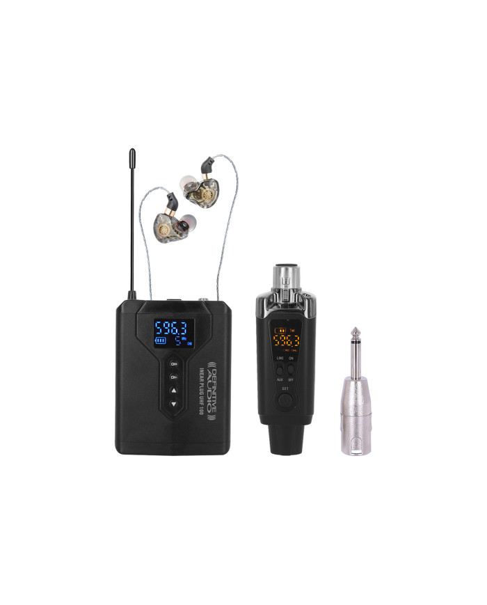 Definitive Audio - INEAR PLUG UHF 100 Système in-ear monitoring UHF sans fil