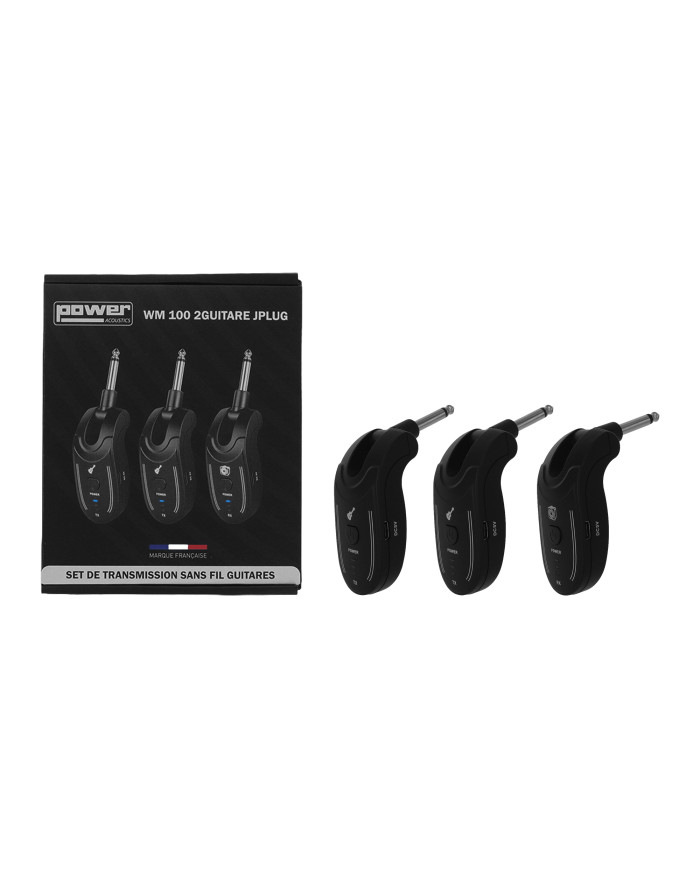 Power Acoustics - WM 100 2GUITAR JPLUG Set de transmission sans fil guitare 8