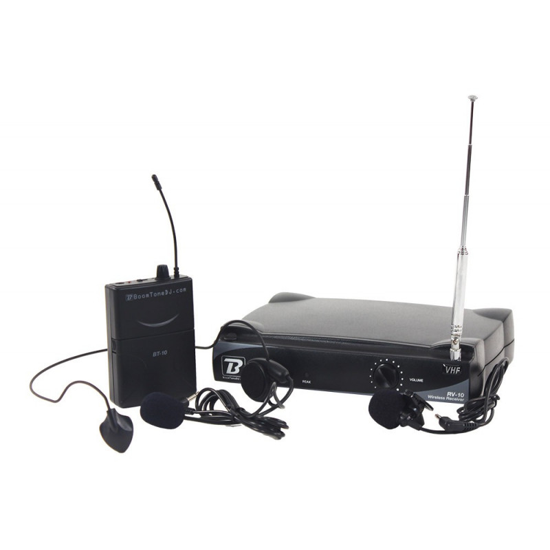 MICRO SERRE TETE / MICRO CRAVATE BOOMTONE DJ VHF10HL-F7