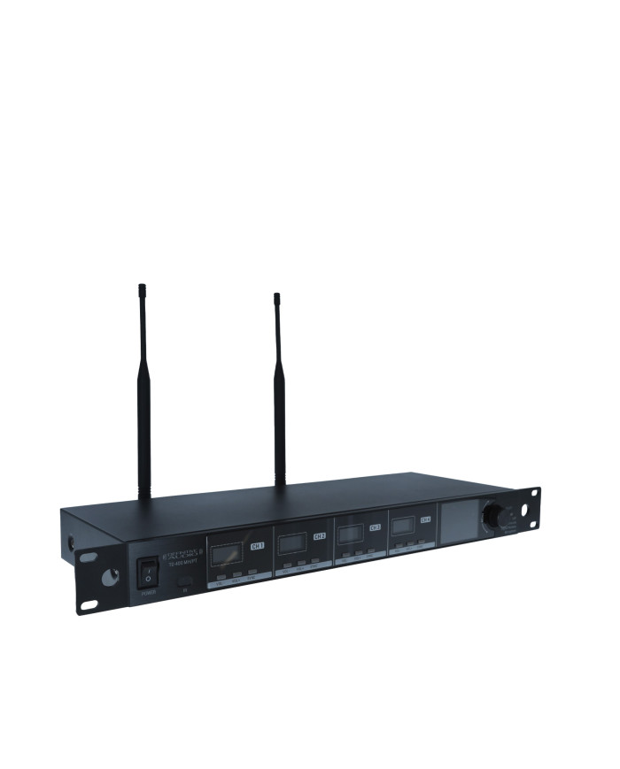 Definitive Audio - TD 400 MH/PT Système UHF True Diversity 4 canaux 4