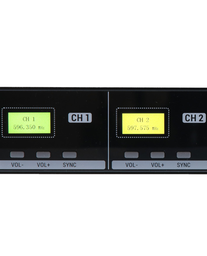 Definitive Audio - TD 400 MH/PT Système UHF True Diversity 4 canaux 7