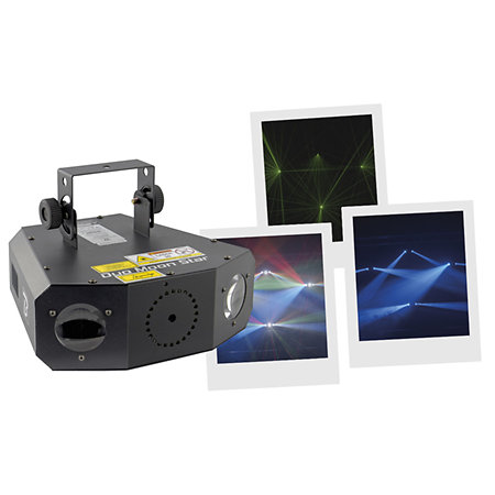 JEUX DE LUMIERE EFFET A LED 3 EN 1 BOOMTONE DJ DUO-MOONSTAR