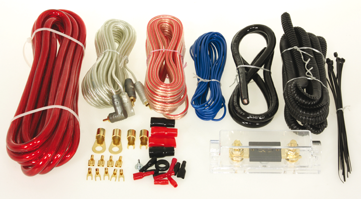KIT DE CABLAGE AMPLIFIE POUR VOITURE SET 60A (21MM²) KITCAR60A