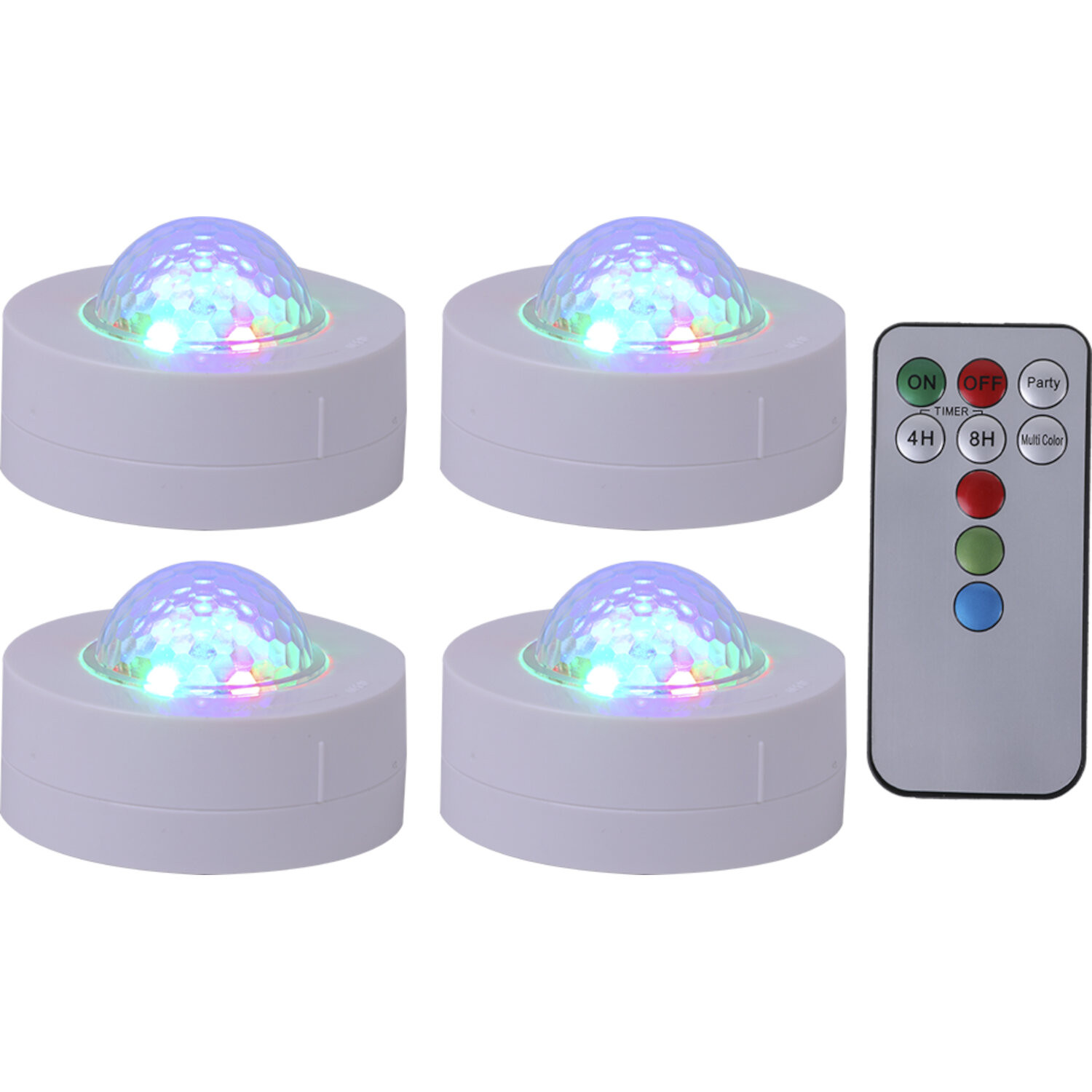 PACK DE 4 EFFETS DE LUMIERE IBIL PARTY-4ASTRO