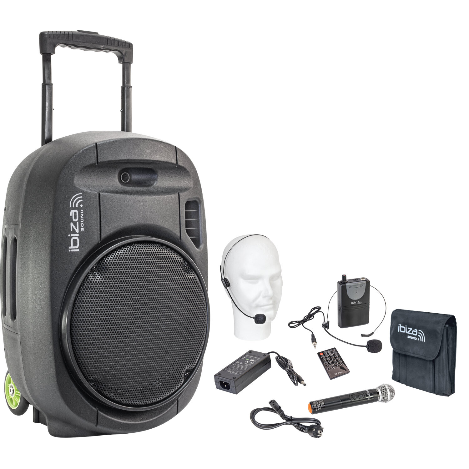 SONO PORTABLE 12\'\' 350WATTS IBIZA PORT12VHF-MKII