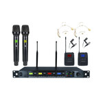 Definitive Audio - TD 400 MH/PT Système UHF True Diversity 4 canaux