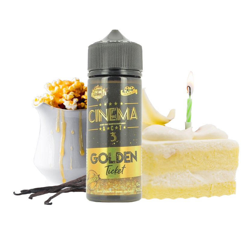 Cinema Reserve Act 3 Golden Ticket - Mix n Vape 100ml à 00mg - Clouds of Icarus