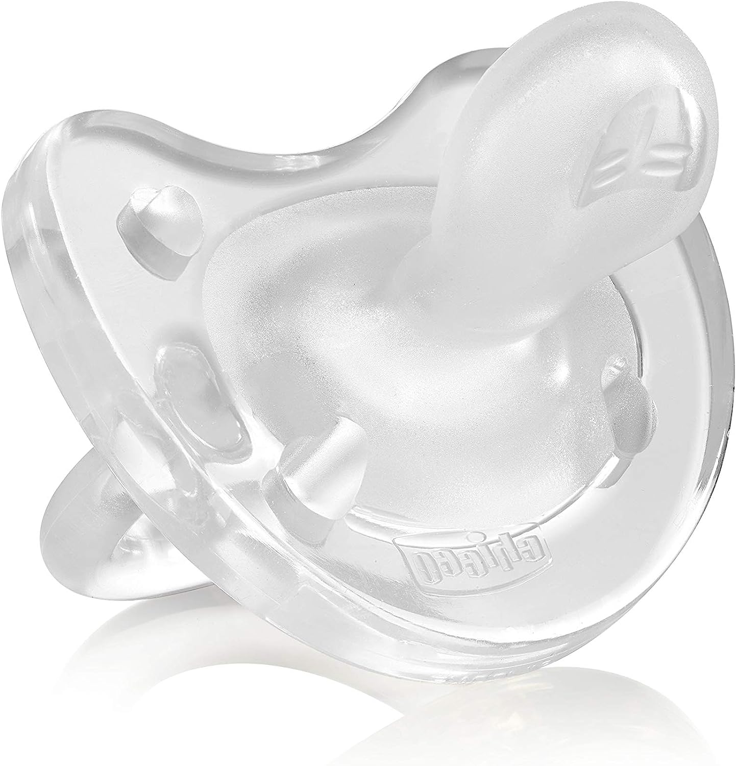 Chicco PhysioForma - Chupete de una pieza de silicona 100% suave para bebés  de 0 a 6 meses, pezón de ortodoncia que apoya la respiración, sin BPA y