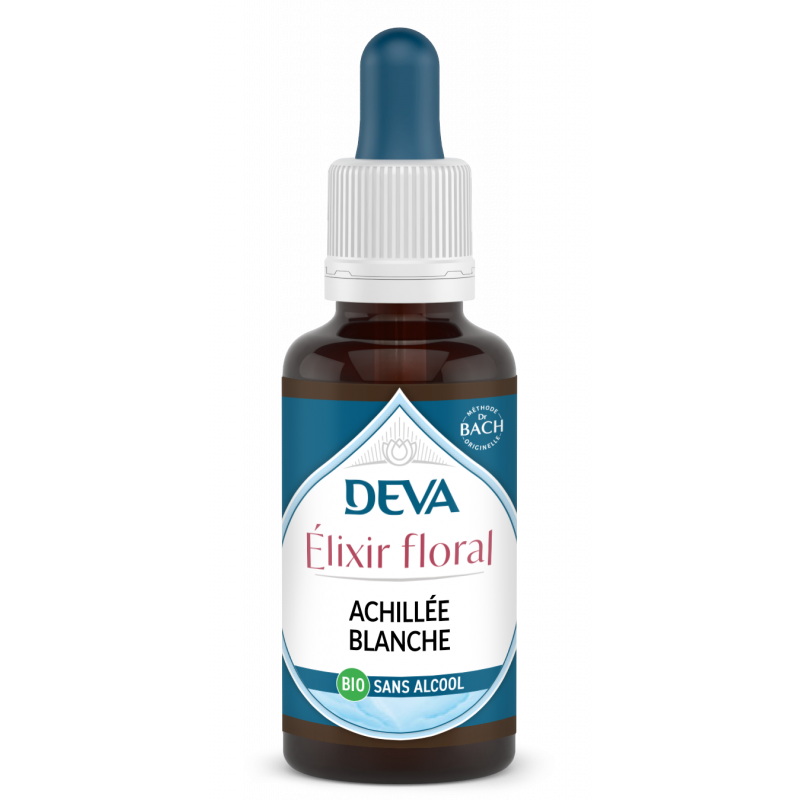 achillee-blanche - Elixir floral - Deva - 30ml - Sans alcool