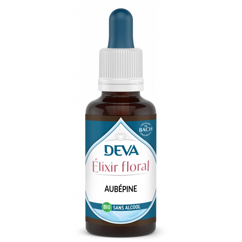 aubepine Elixir floral - Deva - 30ml - Sans alcool