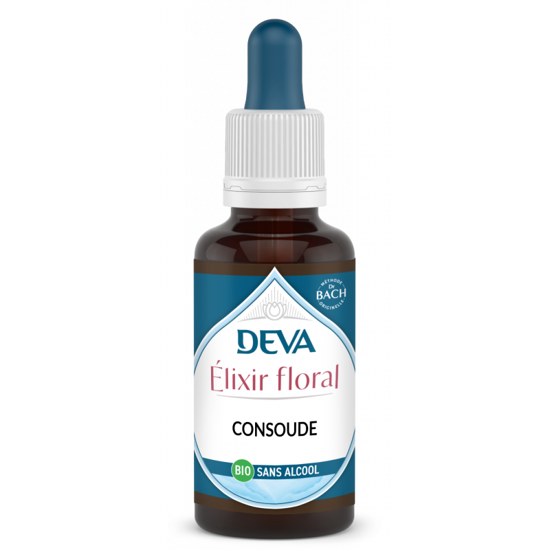 consoude - Elixir floral - Deva - 30ml - Sans alcool