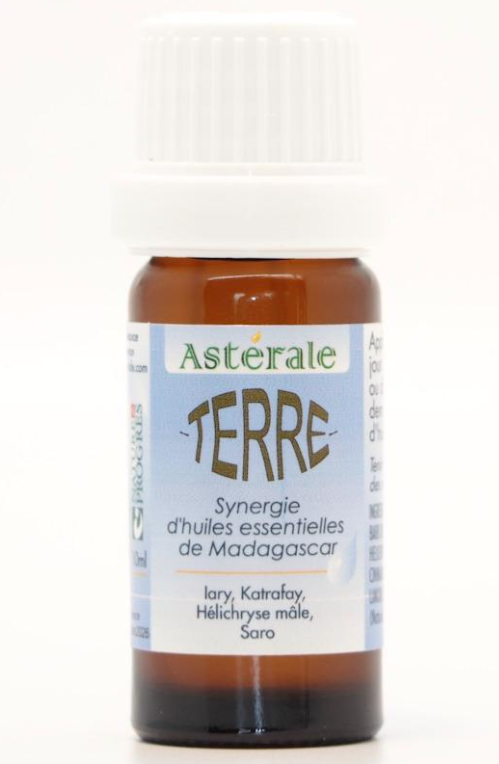 Terre - synergie - huile essentielle - Astérale