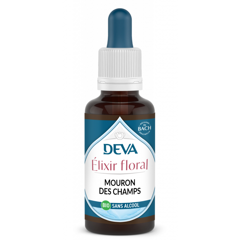 mouron-des-champs - Elixir floral - Deva - 30ml - Sans alcool