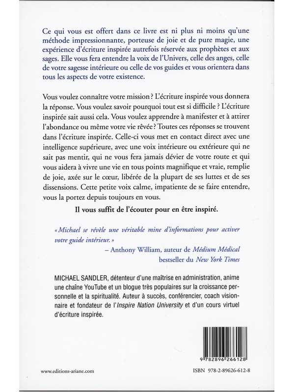 ecriture inspiree resume
