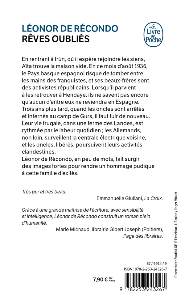 reves oublies resume
