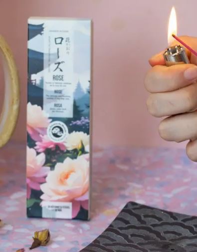 Encens japonais rose 1
