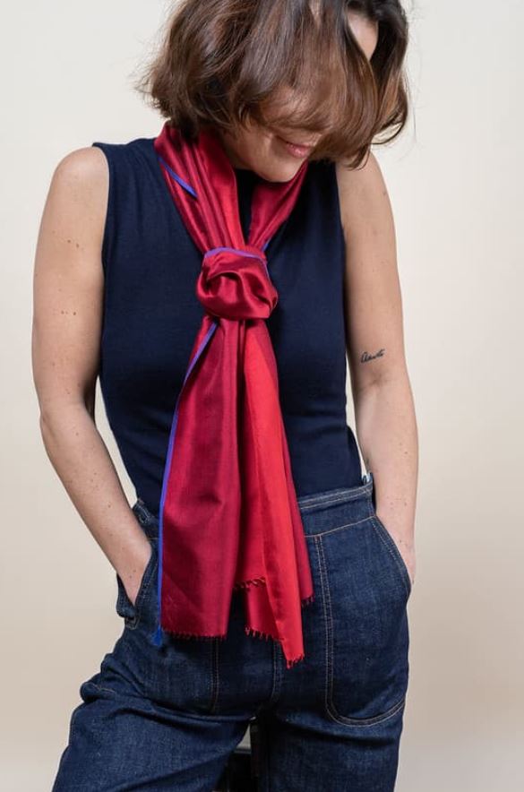 Foulard Bordeaux