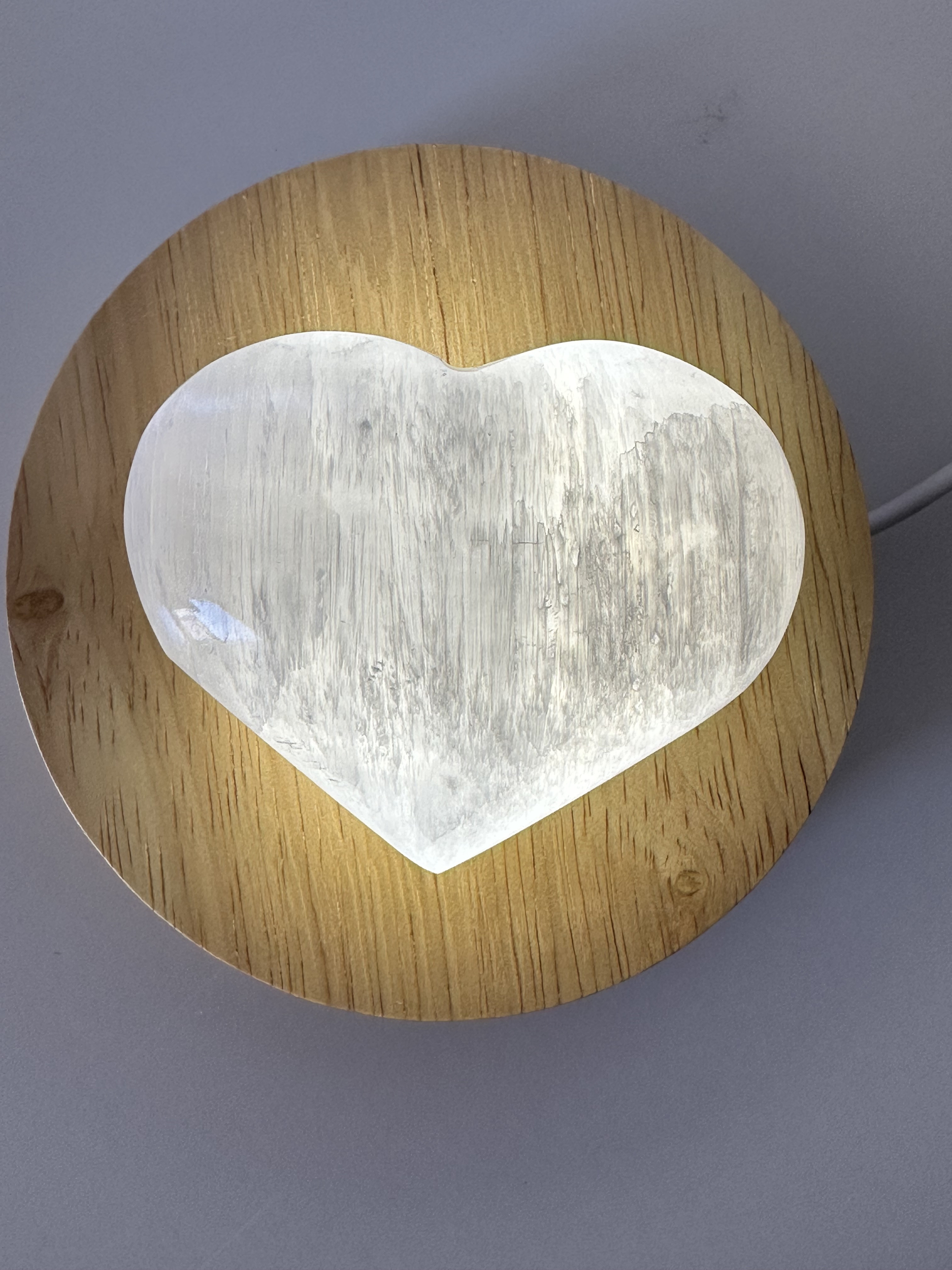 Sélénite Coeur 2 code 3781