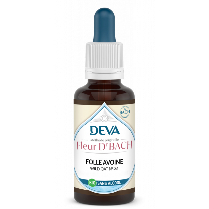 folle-avoine-wild-oat -  Fleur de Bach - Deva - 30ml - Sans alcool