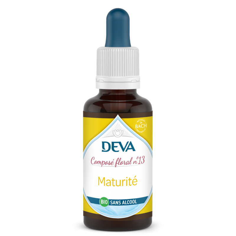 13-maturite -  Composé floral - Deva - 30ml - Sans alcool