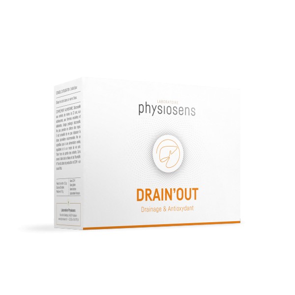 Drain'out- Drainage et protection antioxydante  Physiosens