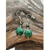 malachite Boucles d'oreilles