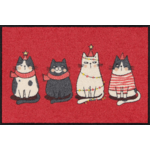 [SLD3307-050X075AX] Meowy Christmas red - 050X075 cm (Cintre court)