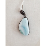 Pendentif Larimar Serti argent - 3789