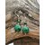 malachite Boucles d'oreilles