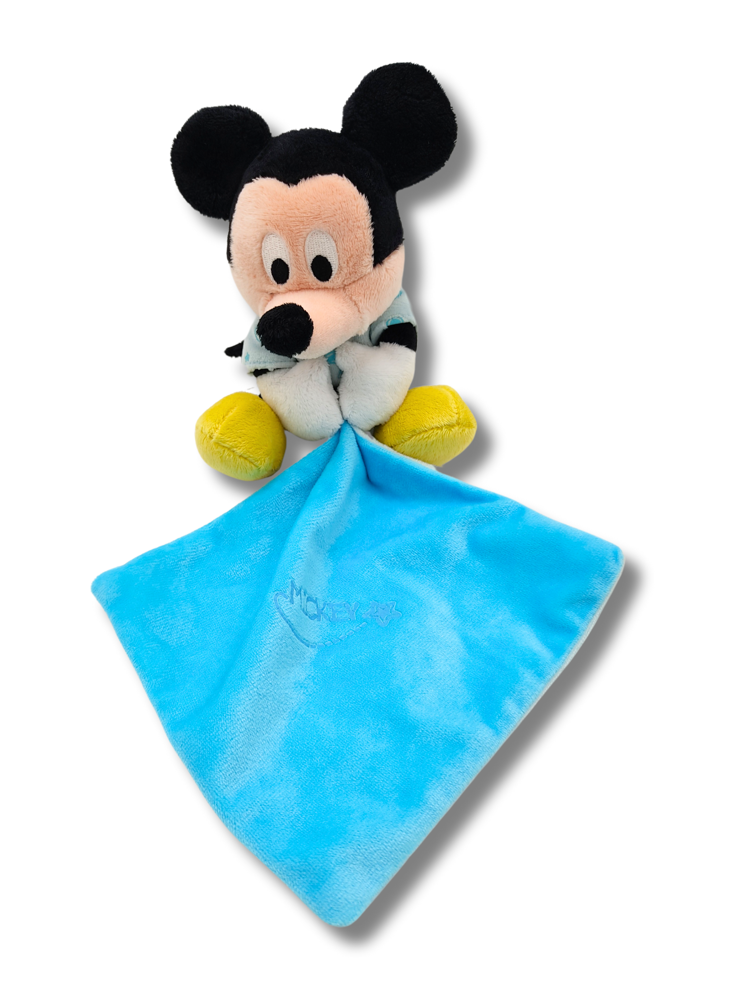 Doudou Mickey mouchoir bleu (4)