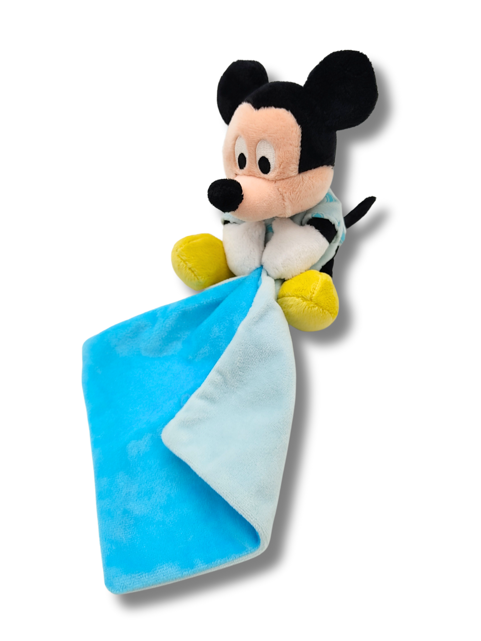 Disney Montres - Peluche Disney Mickey Phosphorescente - 25 x 13 13 cm -  Impression lumineuse - Bleu - Doudous - Rue du Commerce