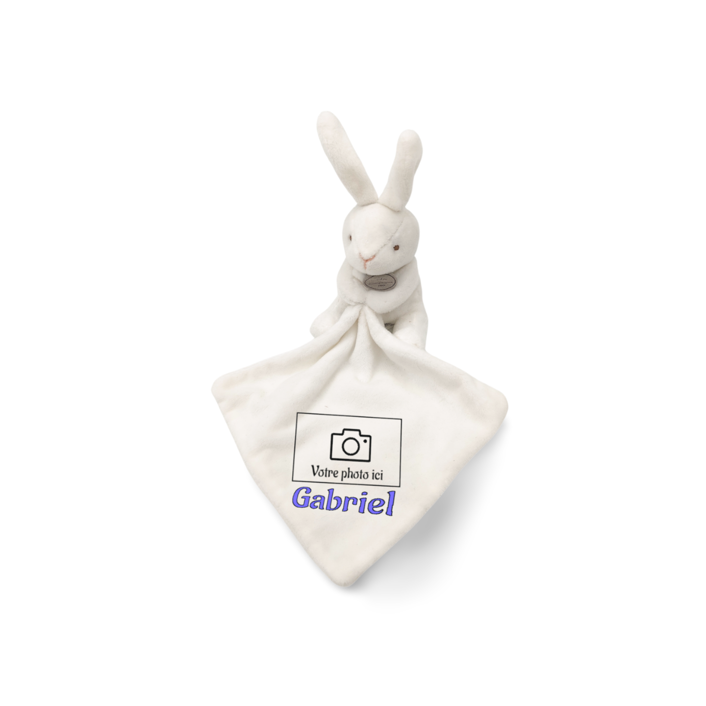 Doudou lapin blanc