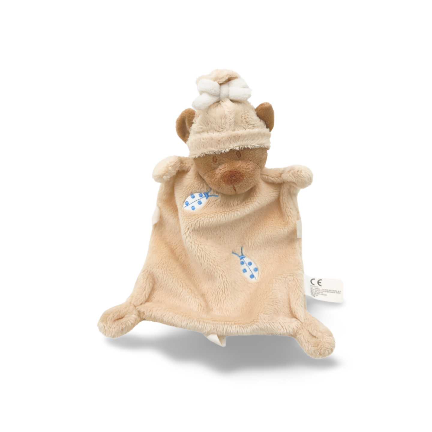 Doudou ours beige plat (1)