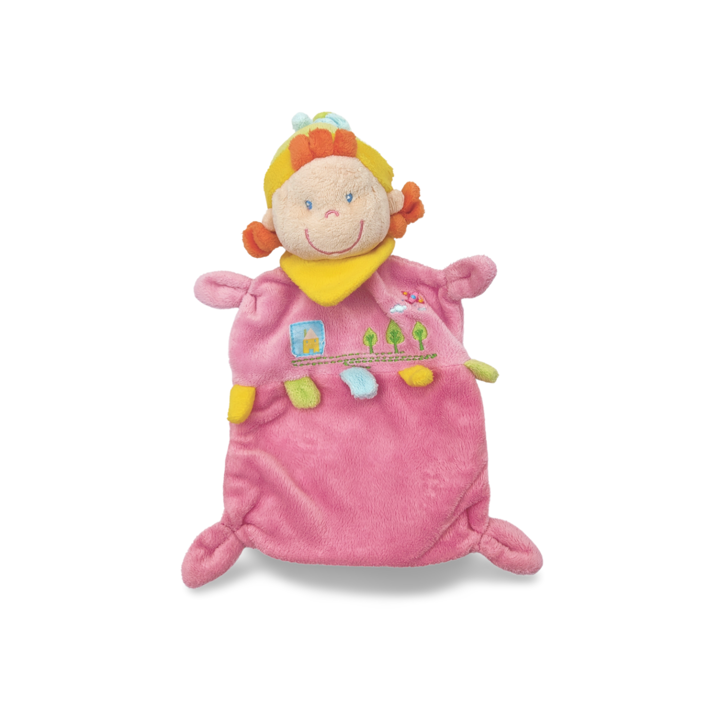 Doudou personnalisé petite fille rose