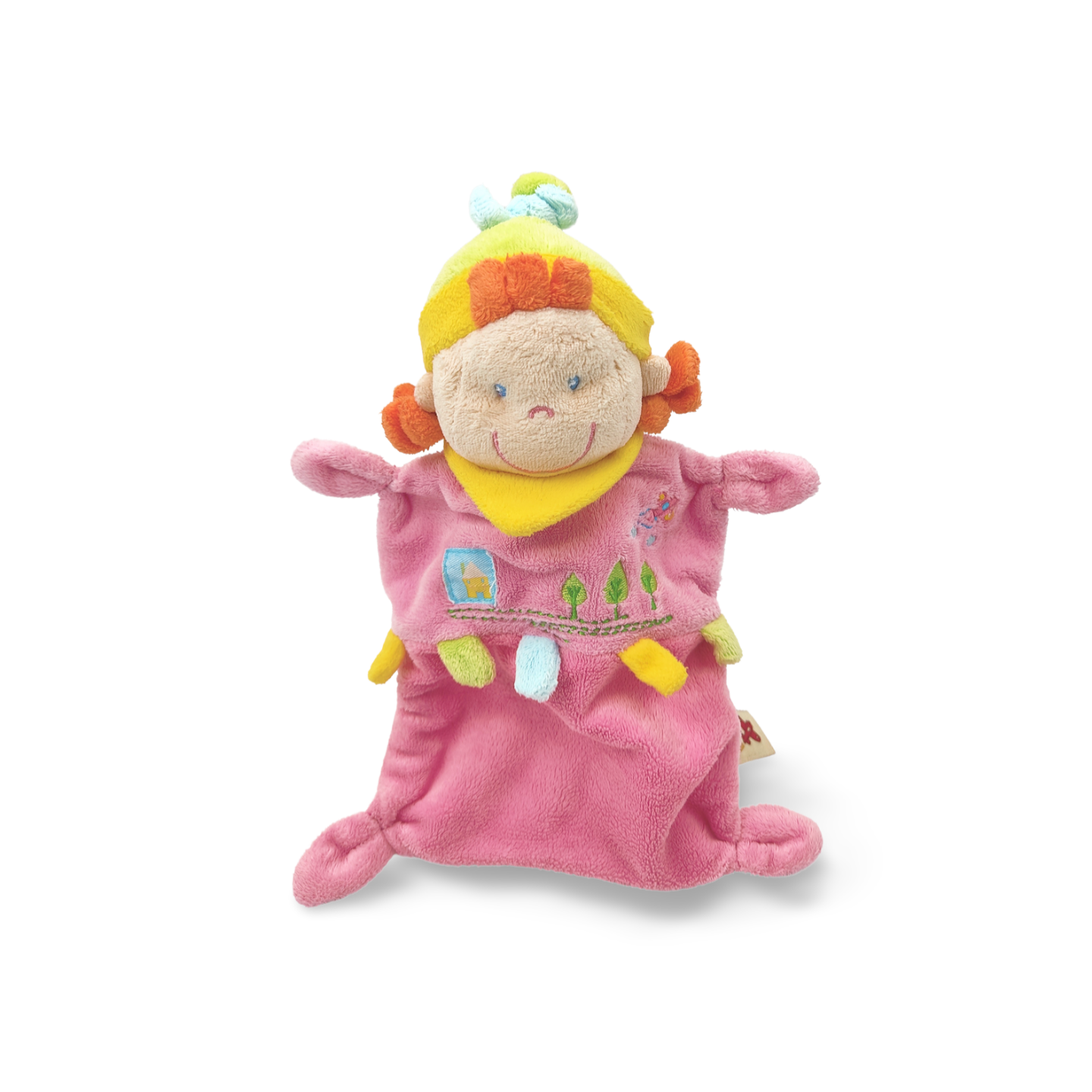 Doudou personnalisé petite fille rose