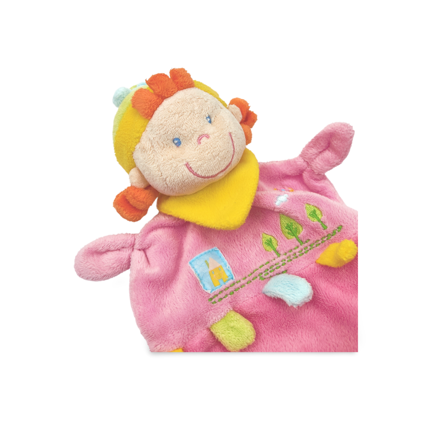 Doudou personnalisé petite fille rose