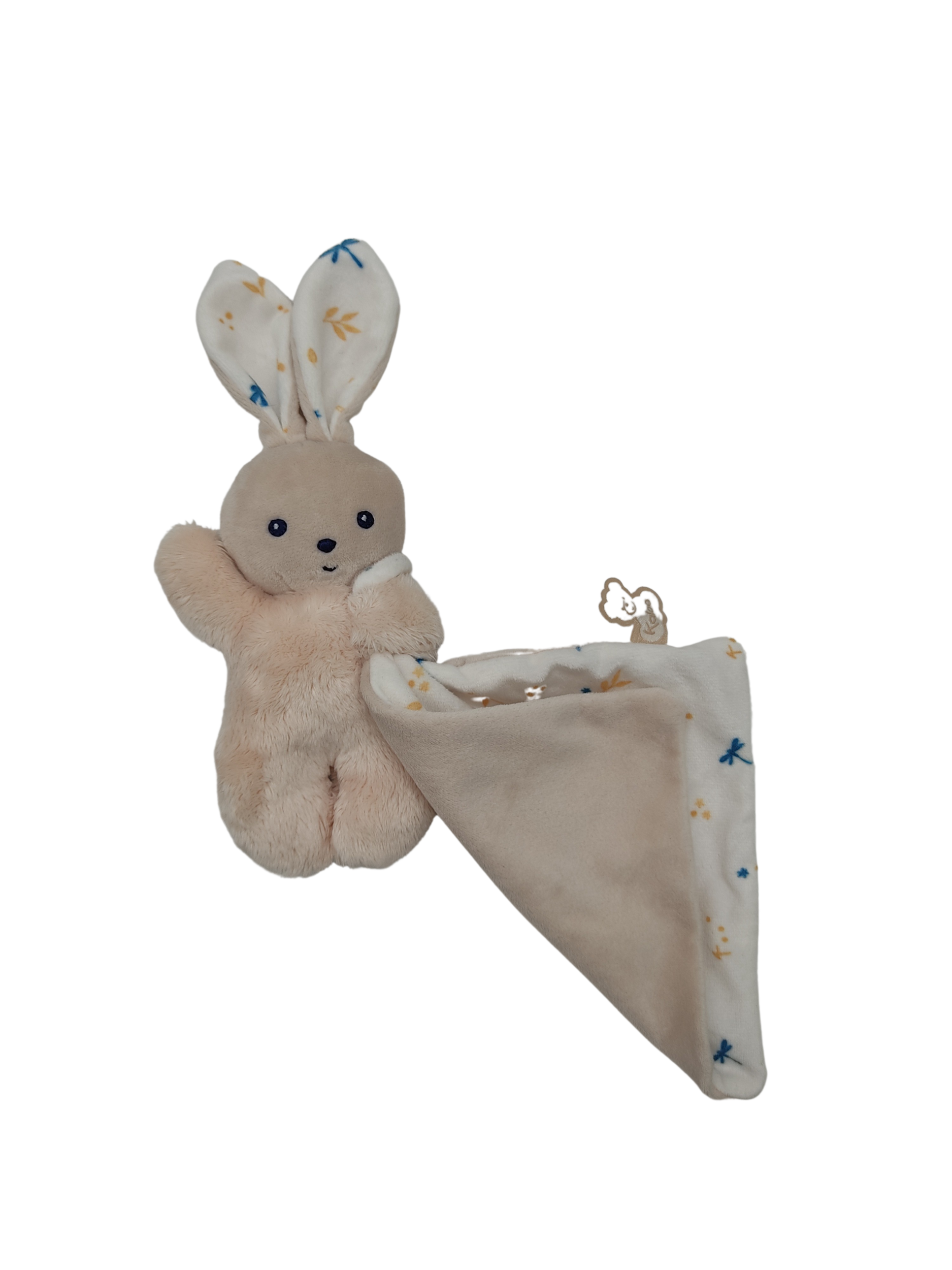 Doudou lapin carré douceur KALOO